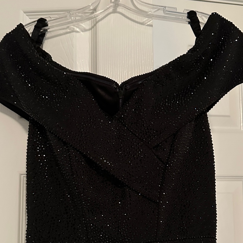 Montage by Mon Cheri Elegant Black Gown - Picture 3 of 6